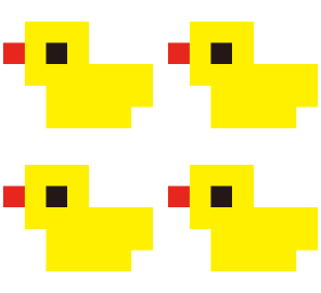 ヒヨコのドット絵
