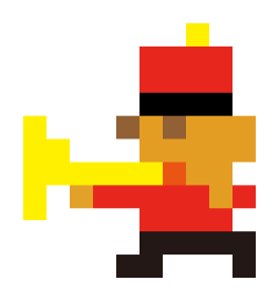 鼓笛隊のドット絵