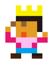 プリンセスのドット絵