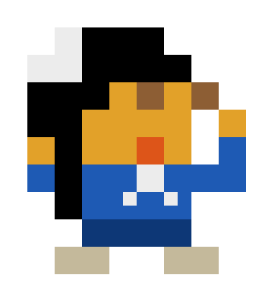 人のドット絵