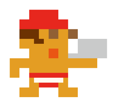 海パン男のドット絵