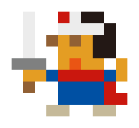 勇者のドット絵